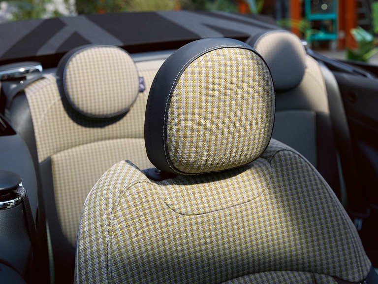 MINI Convertible – interior – upholstery